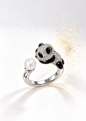 Panda Charm Golden Ring