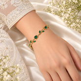 Emerald Green Tulip Bracelet
