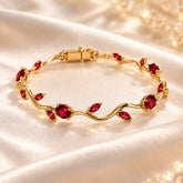 Vine Red Tulip Bracelet