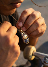 Blue Labubu Pendant "Adjustable Chain"