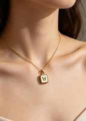 Butterfly Pendant "Adjustable Chain"