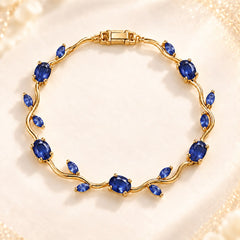 Midnight Blue Tulip Bracelet
