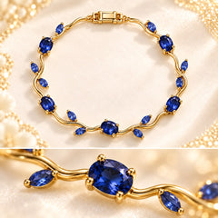 Midnight Blue Tulip Bracelet