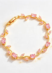 Premium Pink Tulip Bracelet