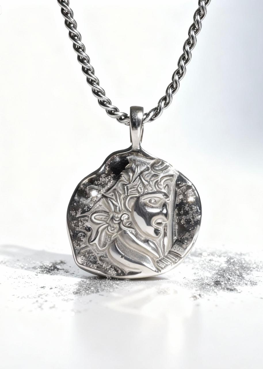 Roman Dinar Pendant "Adjustable Chain" Secondary image