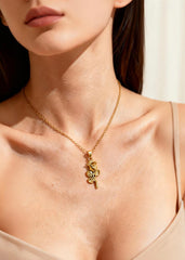 Bloom Rose Pendant "Adjustable Chain"