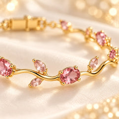Blush Pink Tulip Bracelet