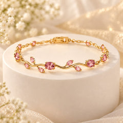 Blush Pink Tulip Bracelet