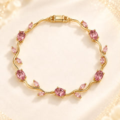 Blush Pink Tulip Bracelet