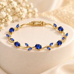Midnight Blue Tulip Bracelet